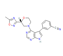 2D structure of the orthosteric ligand