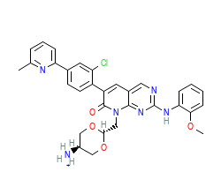 2D structure of the orthosteric ligand