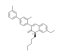 2D structure of the orthosteric ligand