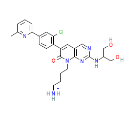 2D structure of the orthosteric ligand