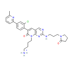 2D structure of the orthosteric ligand