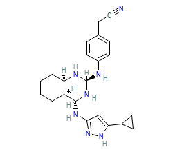 2D structure of the orthosteric ligand
