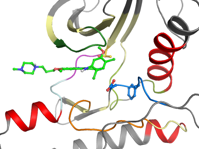 The orthosteric binding pocket