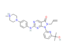 2D structure of the orthosteric ligand