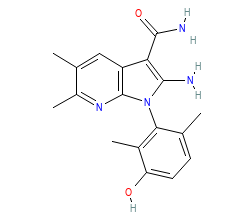 2D structure of the orthosteric ligand