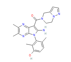 2D structure of the orthosteric ligand
