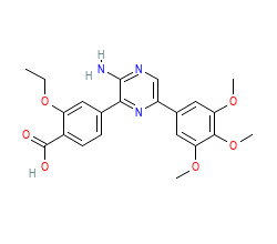2D structure of the orthosteric ligand