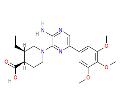 2D structure of the orthosteric ligand