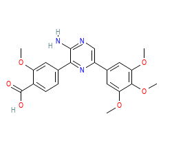 2D structure of the orthosteric ligand
