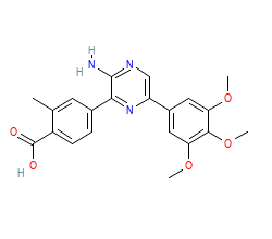 2D structure of the orthosteric ligand