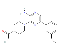 2D structure of the orthosteric ligand