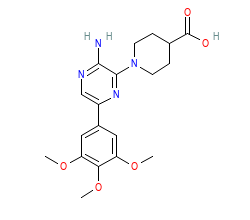2D structure of the orthosteric ligand