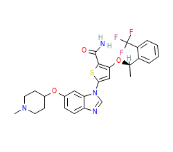 2D structure of the orthosteric ligand