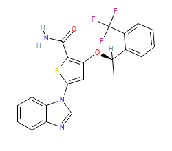 2D structure of the orthosteric ligand