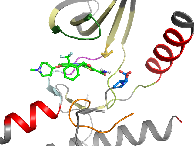 The orthosteric binding pocket