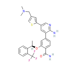 2D structure of the orthosteric ligand