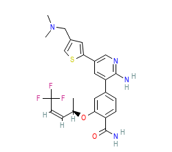 2D structure of the orthosteric ligand
