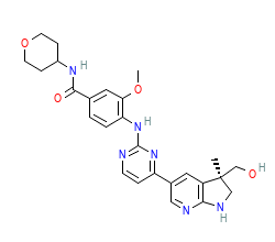 2D structure of the orthosteric ligand