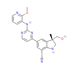 2D structure of the orthosteric ligand