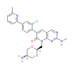 2D structure of the orthosteric ligand