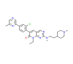 2D structure of the orthosteric ligand