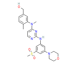 2D structure of the orthosteric ligand