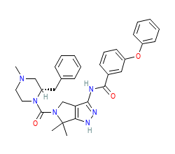2D structure of the orthosteric ligand
