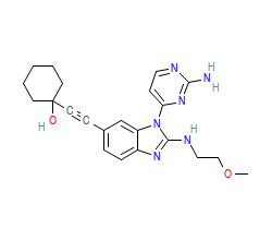 2D structure of the orthosteric ligand