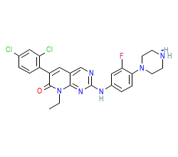 2D structure of the orthosteric ligand