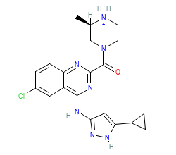 2D structure of the orthosteric ligand