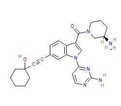 2D structure of the orthosteric ligand