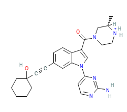 2D structure of the orthosteric ligand