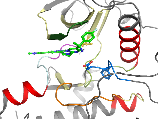 The orthosteric binding pocket