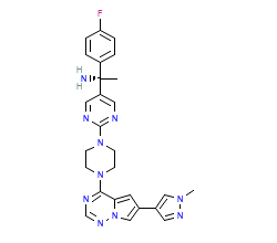 2D structure of the orthosteric ligand