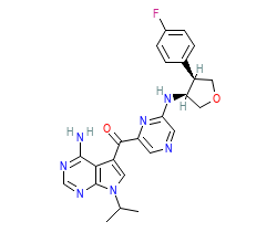 2D structure of the orthosteric ligand