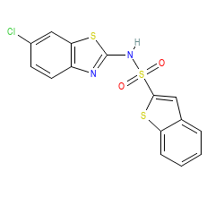 2D structure of the allostericligand