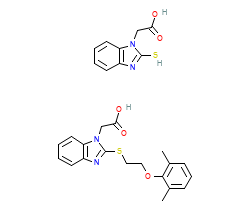 2D structure of the allostericligand