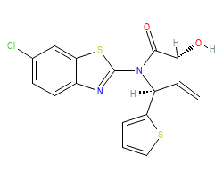 2D structure of the allostericligand