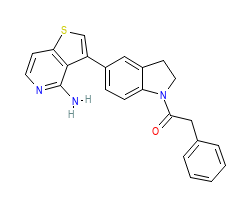 2D structure of the orthosteric ligand
