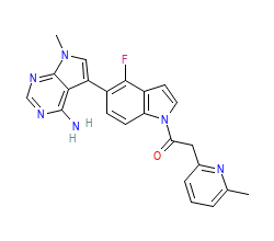 2D structure of the orthosteric ligand
