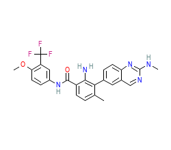 2D structure of the orthosteric ligand