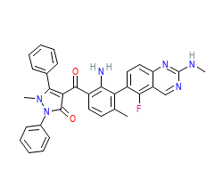 2D structure of the orthosteric ligand