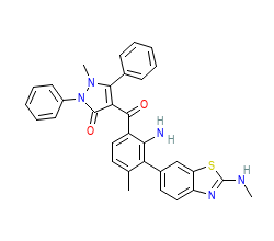 2D structure of the orthosteric ligand