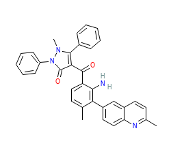 2D structure of the orthosteric ligand