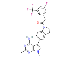 2D structure of the orthosteric ligand