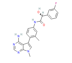 2D structure of the orthosteric ligand