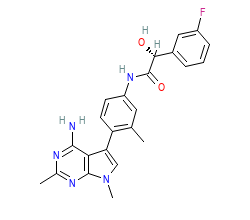 2D structure of the orthosteric ligand