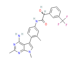 2D structure of the orthosteric ligand