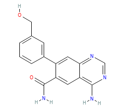 2D structure of the orthosteric ligand