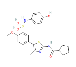 2D structure of the orthosteric ligand